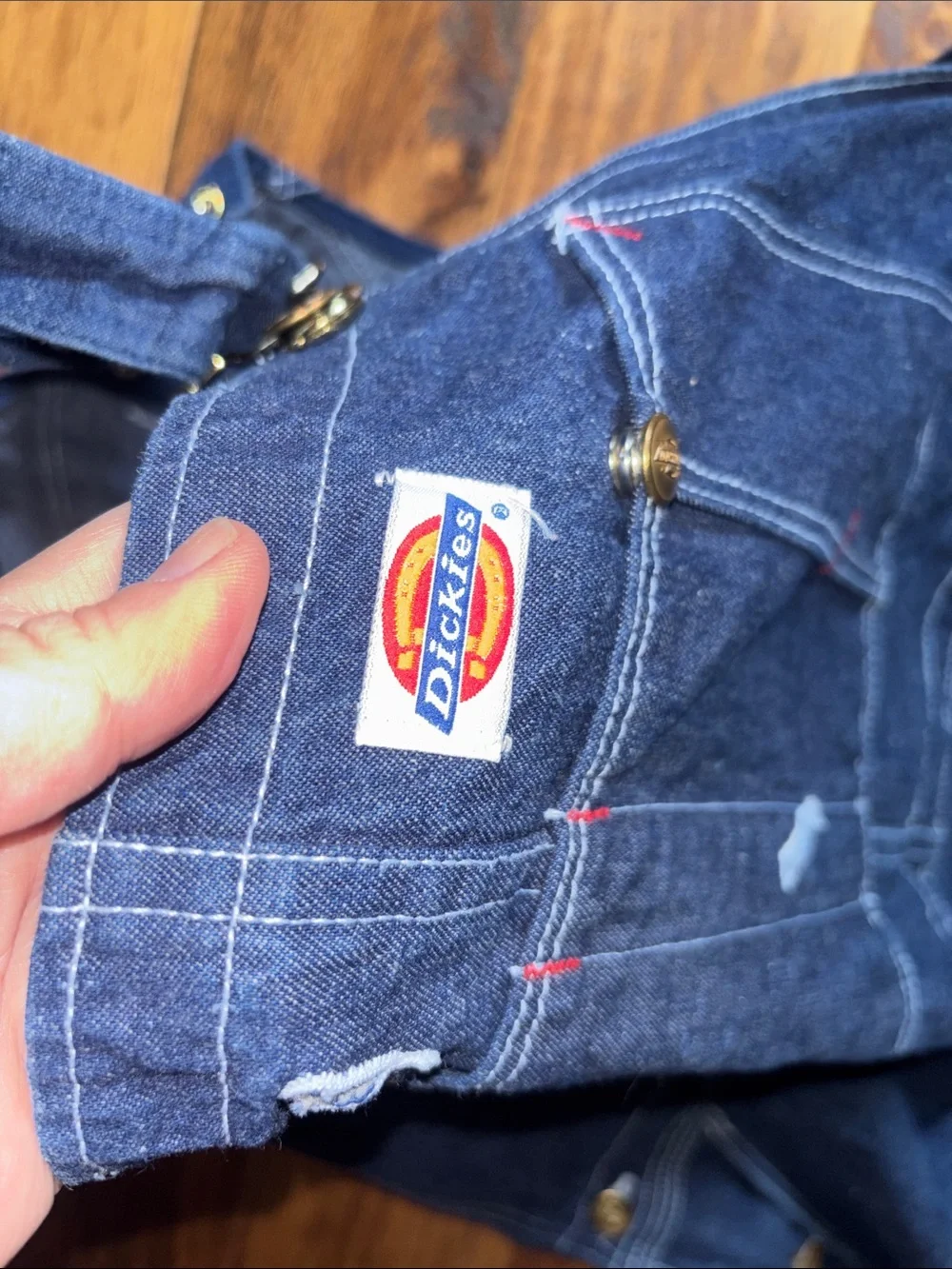 Dickies Denim Blue Work Overalls